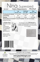 Nina Supersized - Fat Quarter Pattern 223