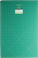 Omnigrid Cutting Mat - Green with Yellow Grid 24" x 36"