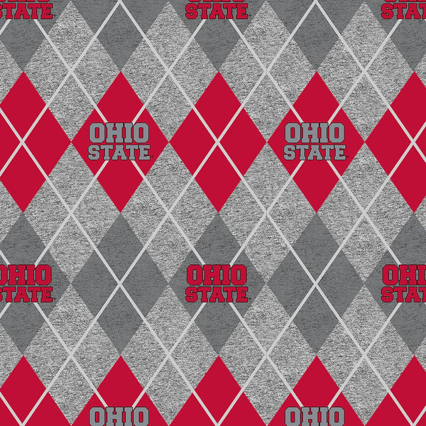 Ohio State Buckeyes - Fleece - Heather Argyle