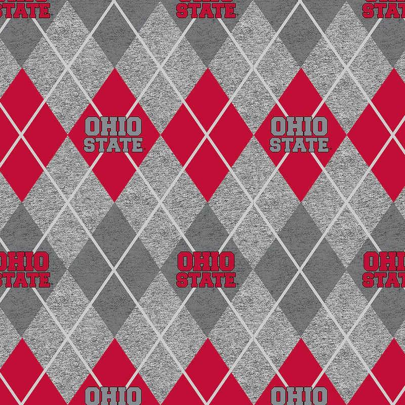 Ohio State Buckeyes - Fleece - Heather Argyle