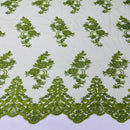 Helena Floral Beaded Lace Fabric