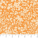Orange Fields Flourish Cotton 44"/45" Fabric Per Yard