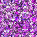Orchid Mosaic Blender Lumenique 44"/45" Cotton Fabric Per Yard