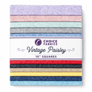 Vintage Paisley by Choice - 10" Squares (42 Cuts)