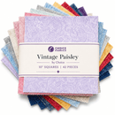 Vintage Paisley - 10" Squares (42 Cuts)
