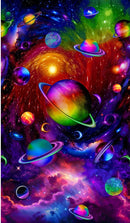 Galaxy Panel 24" Cotton 44"/45" Fabric Per Yard