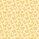 Painted Blossoms - Scattered Butterflies - Yellow