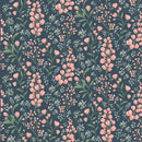 Painted Blossoms - Field of Dreams - Navy