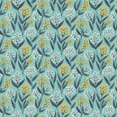 Painted Blossoms - Barely Buds - Teal
