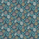 Painted Blossoms - Barely Buds - Navy