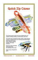 Quick Zip Cases Sewing Pattern