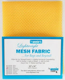 Lightweight Mesh Fabric, Dandelion, 18" x 54"