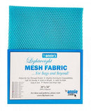 Lightweight Mesh Fabric, Parrot Blue, 18" x 54"