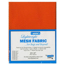 Lightweight Mesh Fabric, Pumpkin, 18" x 54"