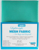 Lightweight Mesh Fabric, Turquoise, 18" x 54"
