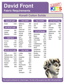 David Front Pattern