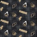 Purdue Boilermakers - Distressed Logo Flannel
