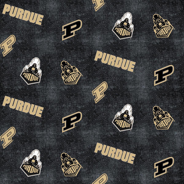 Purdue Boilermakers - Distressed Logo Flannel