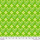 Green Always Flowers What the Birds Said Cotton 44"/45" Fabric Per Yard