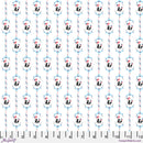 White Children March On Americas Birthday Cotton 44"/45" Fabric Per Yard