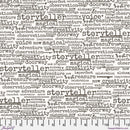 Wordster Paper Stamped Cotton 44"/45" Fabric Per Yard