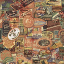 Neutral Travel Labels Foundations-Tim Holtz