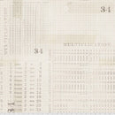 Monochrome Multiplication Table Parchment PWTH106