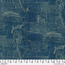 Blue Map Tim Holtz Palette Blue