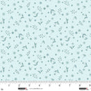 Pale Blue Mini Wild Flowers Layla 44"/45" Cotton Fabric per Yard