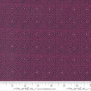 Parlor Diamonds Plum Cotton 44"/45" Fabric Per Yard