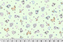 Pastel Goodnight Farm Sleepy Farm Quilting Cuddle Fabric Per Yard