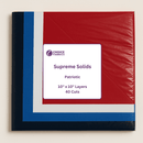 Supreme Solids - 10x10 Layers - Patriotic [40 cuts]