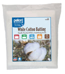 Pellon® White Cotton Batting With Scrim  81" x 96" Full Size Package.