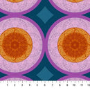 Perennial Borders Doily in Amber AMT138-82L Cotton 44"/45" Fabric Per Yard