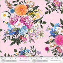 Petal Bountiful Bouquets Midnight Blooms Cotton 44"/45" Fabric Per Yard