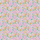 Pink Digital Margy Lovelies 44"/45" Cotton Fabric Per Yard