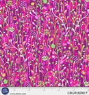 Pink Vine Color Burst Cotton 44/45" Fabric Per Yard