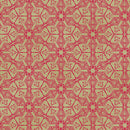 Pismo Cadmium Red/Chino Ground Works Cotton 44"/45" Fabric Per Yard