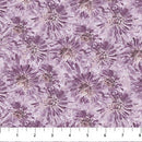 Purple Floral Texture Flourish Cotton 44"/45" Fabric Per Yard