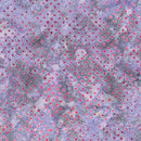 Purple Hyacinth Diamond Dots Cotton 44"/45" Fabric Per Yard