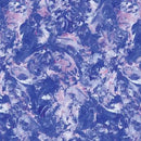 Purple Paint Splash Royal Cotton Wideback Fabric per yard