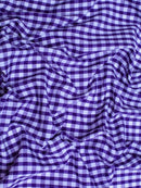 Gingham 1/4" Checkered Poly Cotton 58" Wide| New Creations Fabric & Foam Inc.