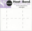 HeatnBond VersaGrid Fusible Interfacing with 2 in Grid White 48 in x 25 yd