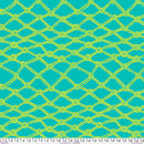 Kaffe Fassett Collective Aqua Nets 108" Cotton Wideback Fabric Per Yard
