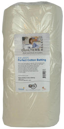 Quilters Select Perfect Cotton Batting 93" x 100" - Full Cut
