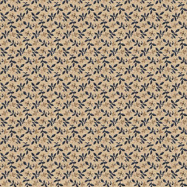 Indigo Neutrals - Tossed Leaves - Tan