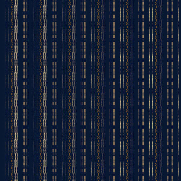 Indigo Neutrals - Stripe - Navy
