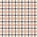 Cream Primo Plaids: Americana Cotton Flannel 44"/45" Fabric Per Yard