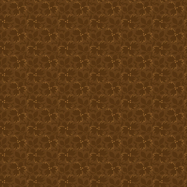 Carrie's Caramels & Creams - Tonal Flowers - Brown