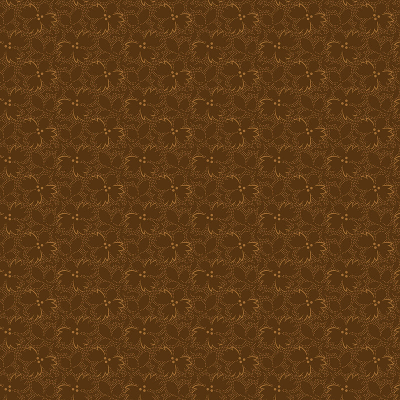Carrie's Caramels & Creams - Tonal Flowers - Brown